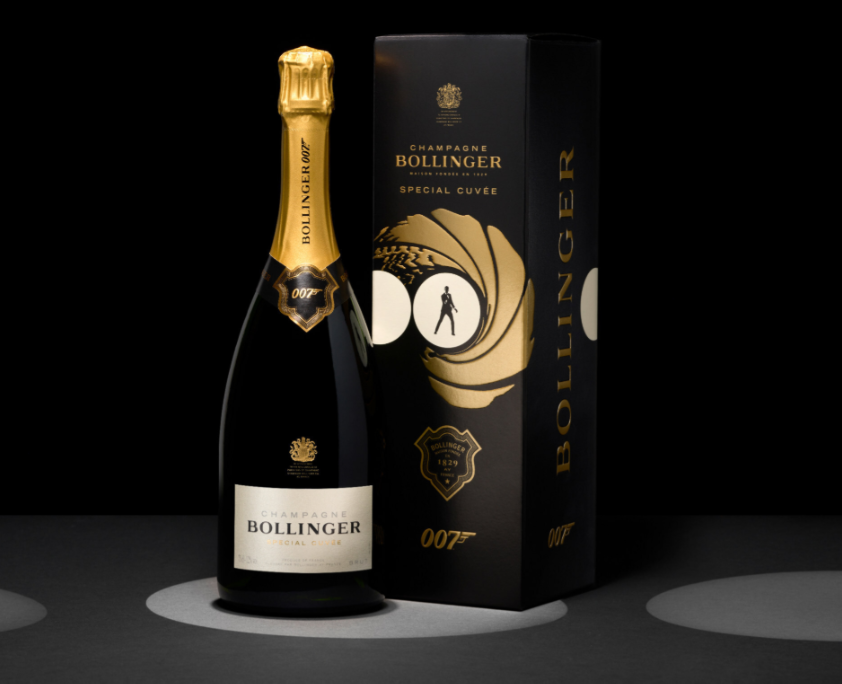 Champagne Bollinger fête 45 ans de partenariat avec James Bond
