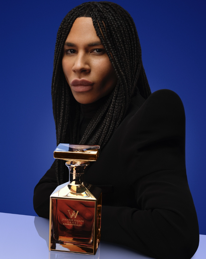 Johnnie Walker x Olivier Rousteing : un décanteur haute couture