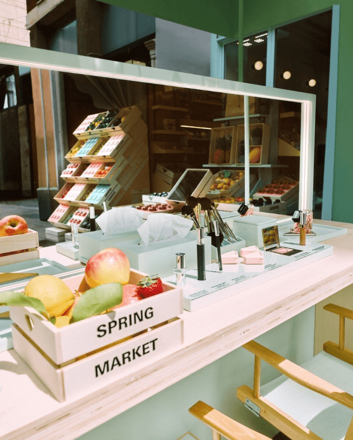 Pop-up store luxe été 2026 | Prada Beauty Spring Market