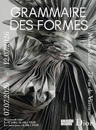 Installation Dior Grammaire des Formes musée Rodin