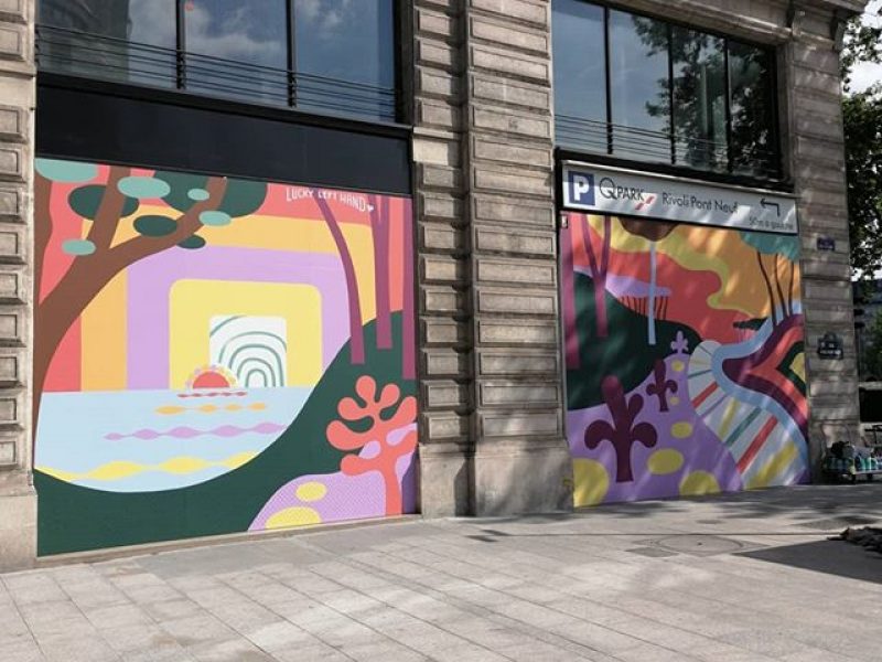 Du street art pour Louis Vuitton à Paris