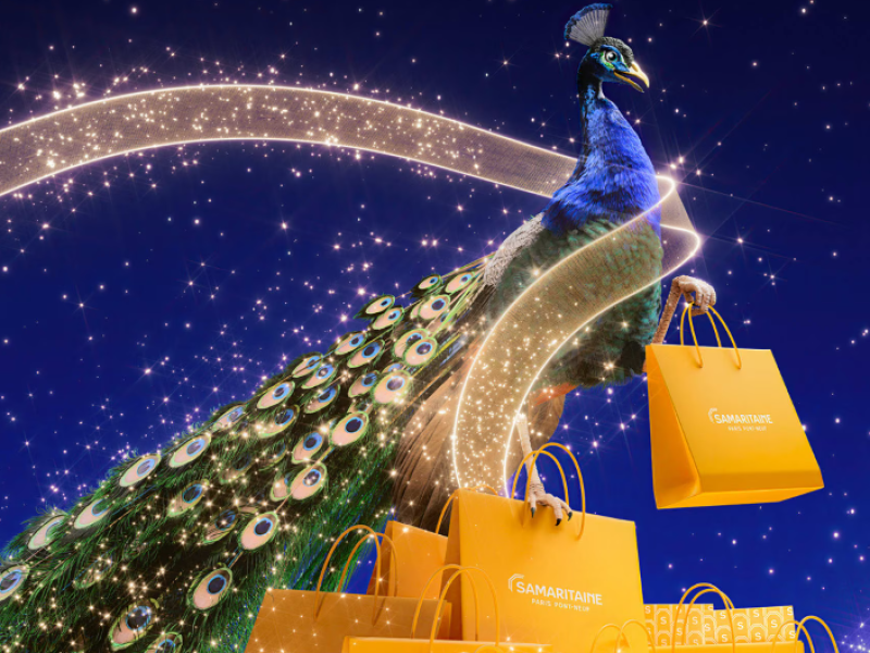 Noël du Luxe | La Samaritaine s’emballe avec une animation culturelle et engagée