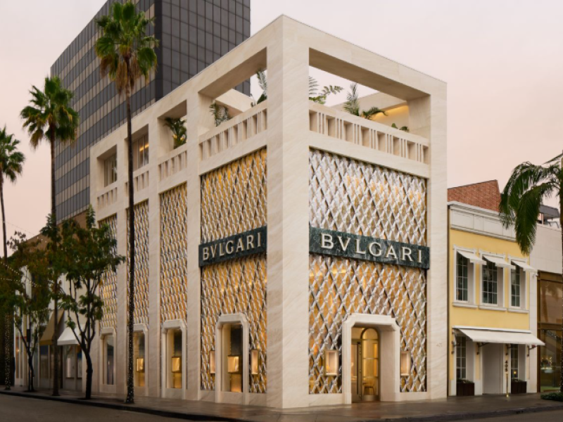 Bulgari : les enjeux du nouveau flagship de Los Angeles