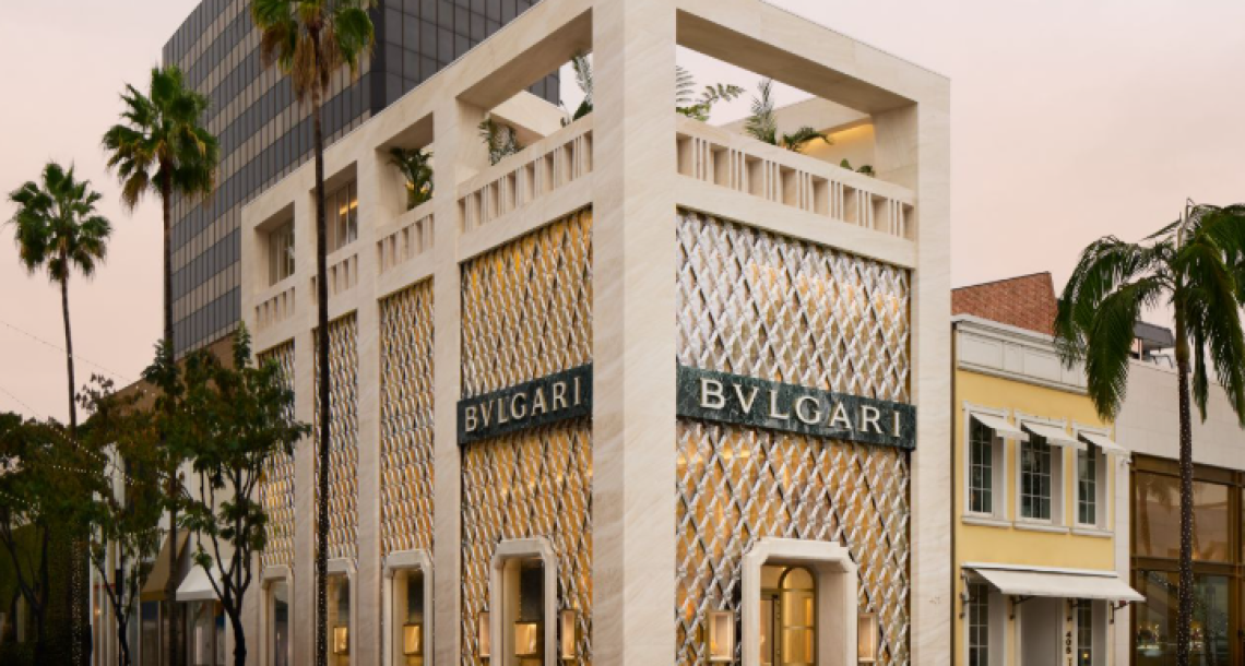 Bulgari : les enjeux du nouveau flagship de Los Angeles