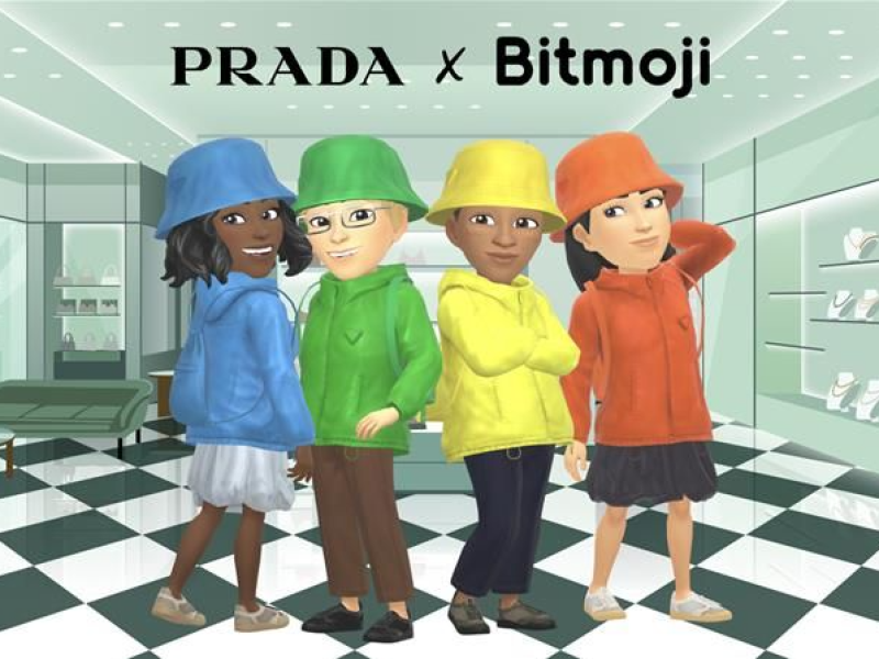 Prada et Snap étendent leur collaboration avec les avatars Bitmoji
