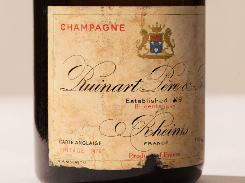 Ruinart valorise son héritage avec le millésime historique R1926