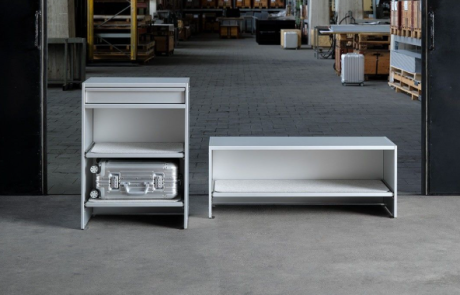 Rimowa s’intéresse au design avec Lehni au Salon du Meuble de Milan