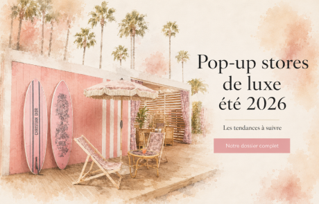 Pop-up stores de luxe été 2026 : les stratégies qui redessinent le retail saisonnier
