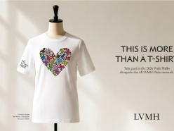 Louis Vuitton signe le t-shirt Pride 2026 de LVMH