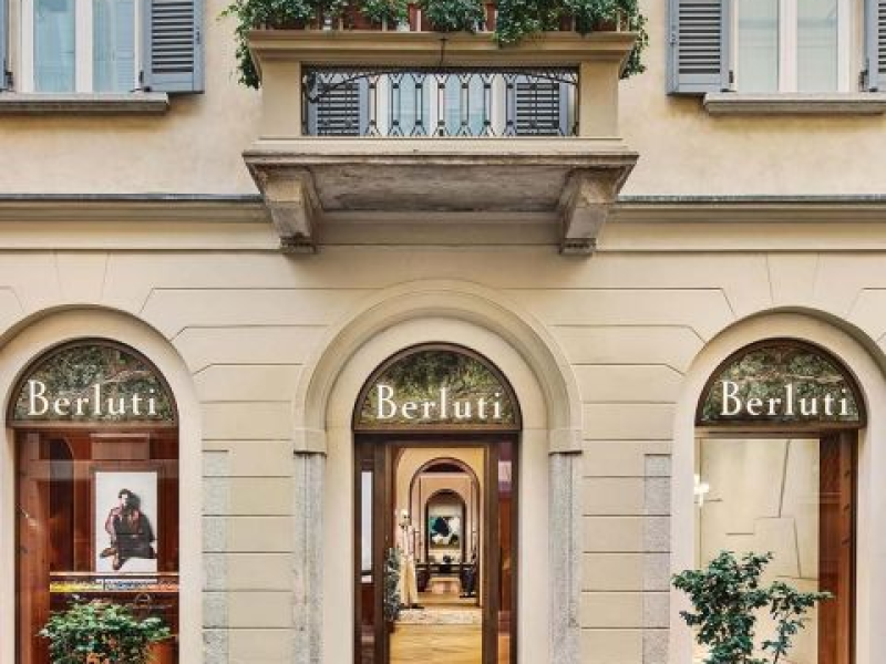 Berluti ouvre une boutique à Milan sur la Via Montenapoleone