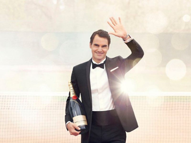 Moët & Chandon : une cuvée en l’honneur de Roger Federer