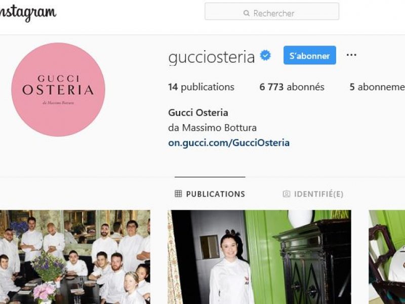 Gucci poursuit son offensive média sur Instagram