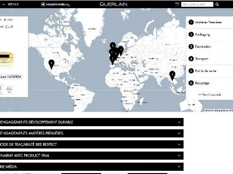 Guerlain lance sa plateforme RSE Bee Respect