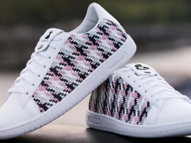 Guerlain s associe au Coq Sportif pour un sneaker collector