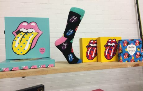 Les Rolling Stones partenaires de la marque Happy Socks