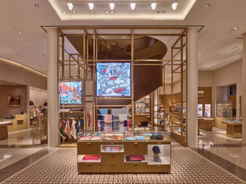 Réouverture du magasin Hermès de San Francisco