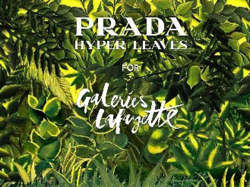 Hyper Leaves : Prada s’installe au Printemps Haussmann