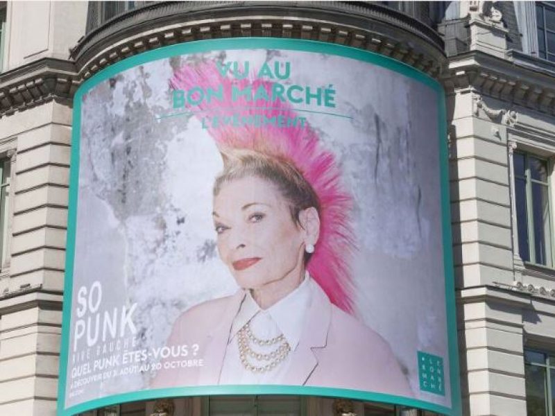 Le mouvement Punk s’invite au Bon Marché