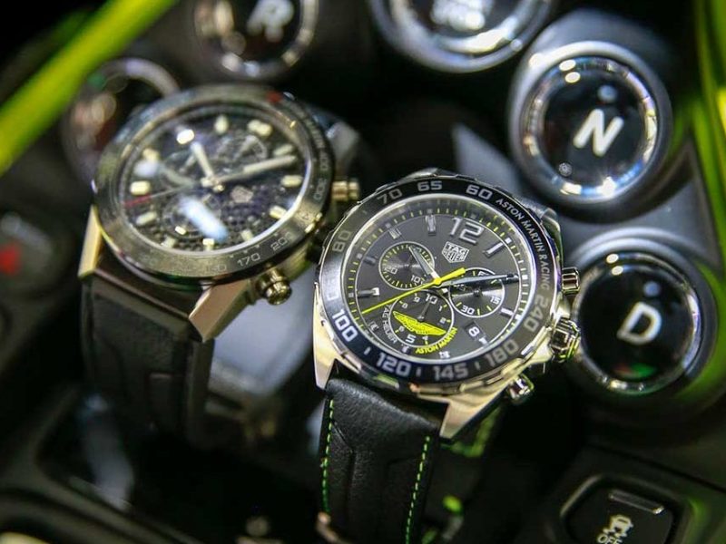 TAG Heuer et Aston Martin collaborent pour 2 montres