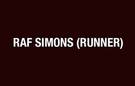 Une nouvelle ligne de sneakers pour Raf Simons